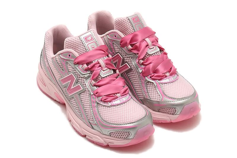 Green Pink New Balance 500 Mint Atmos Pink X New Balance 740