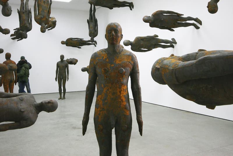 nasher sculpture center antony gormley dallas exhibition retrospective survey