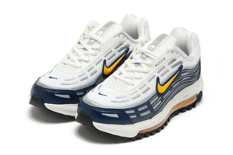 Nike Air Max TL 2.5 “Michigan” "“White/Varsity Maize/Midnight Navy/Wolf Grey-Black“" FZ4110-103 Release Info