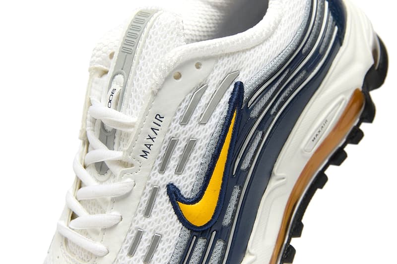 Nike Air Max TL 2.5 “Michigan” "“White/Varsity Maize/Midnight Navy/Wolf Grey-Black“" FZ4110-103 Release Info