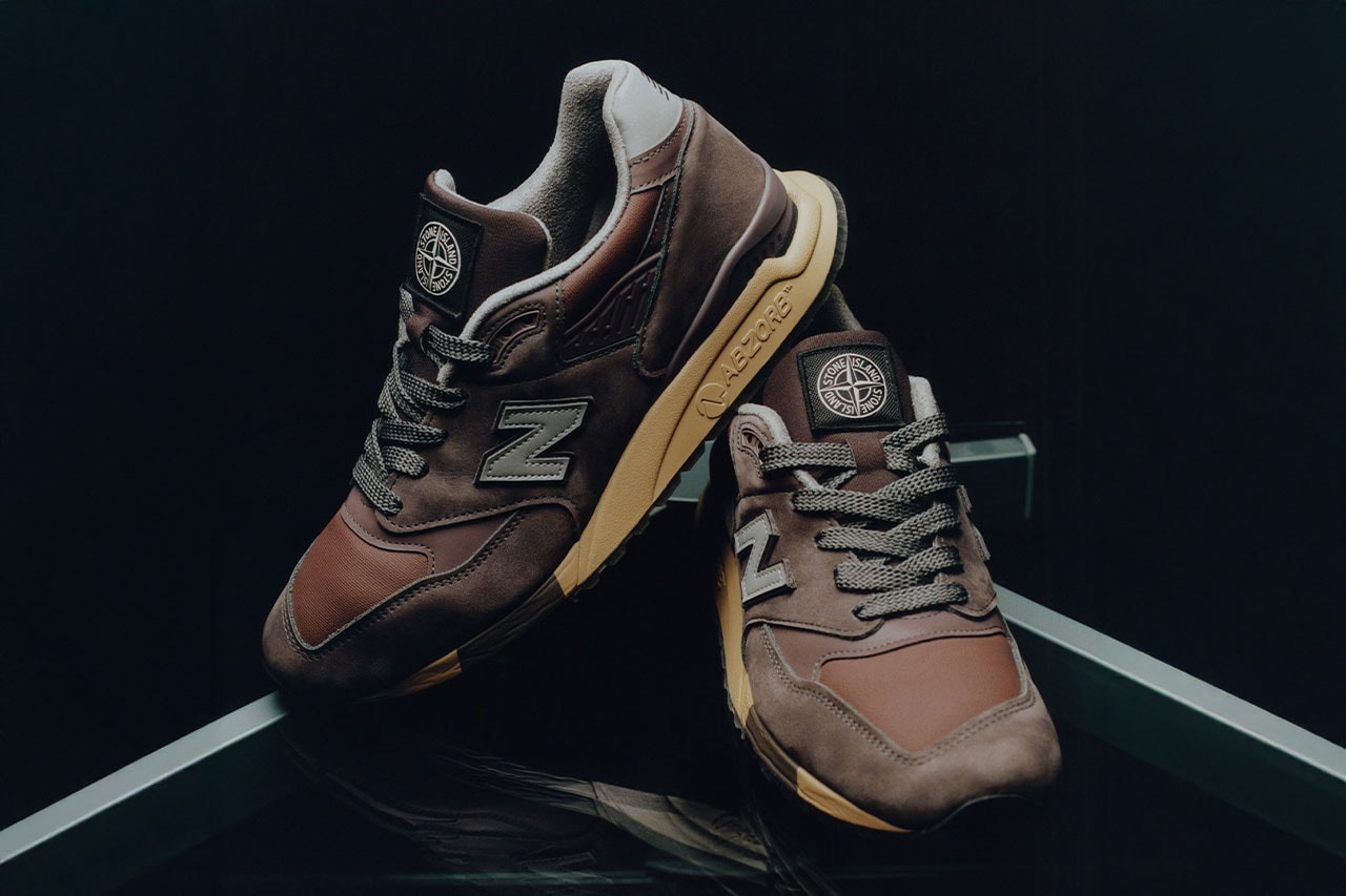Stone Island x New Balance 998 Raso Gommato Release Info