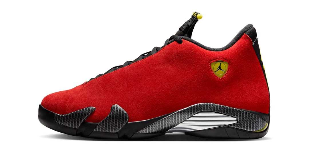 Official Images of This Year's Air Jordan 14 "Ferrari"