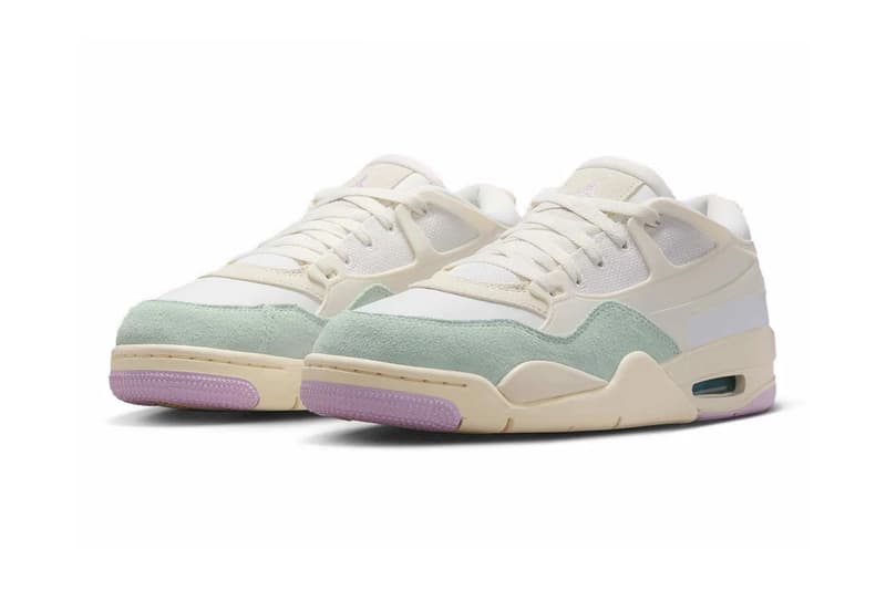 Air Jordan 4 RM "Easter" IB7408-133 Release Info Sail/Purple-Green nigel sylvester jordan brand warmer month pastel colors