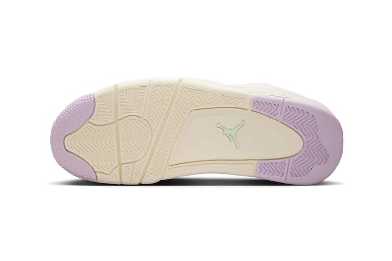 Air Jordan 4 RM "Easter" IB7408-133 Release Info Sail/Purple-Green nigel sylvester jordan brand warmer month pastel colors