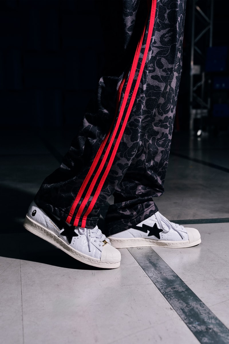 BAPE adidas Superstar SS25 JR2701 Release Info date store list buying guide photos price Footwear White blue JR2702 sstr v