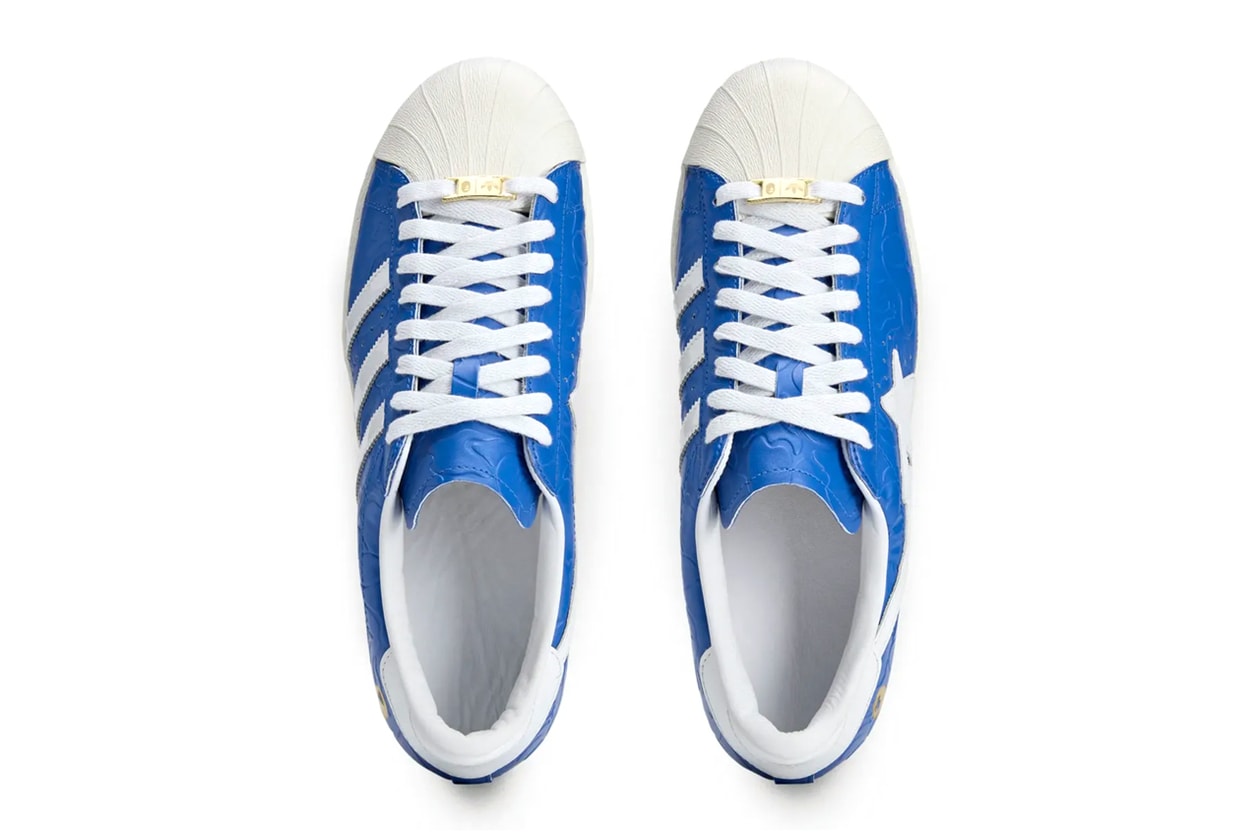 BAPE adidas Superstar SS25 JR2701 Release Info date store list buying guide photos price Footwear White blue JR2702 sstr v