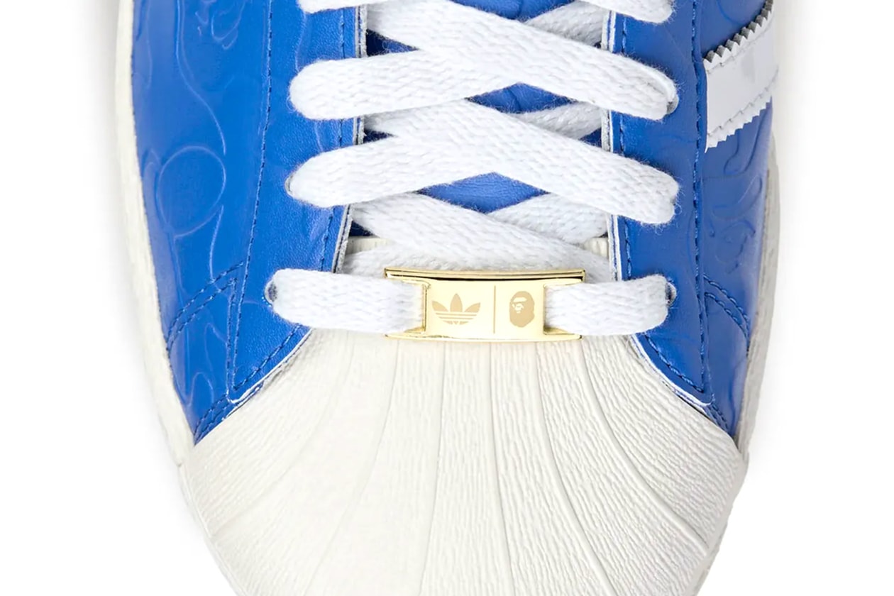 BAPE adidas Superstar SS25 JR2701 Release Info date store list buying guide photos price Footwear White blue JR2702 sstr v
