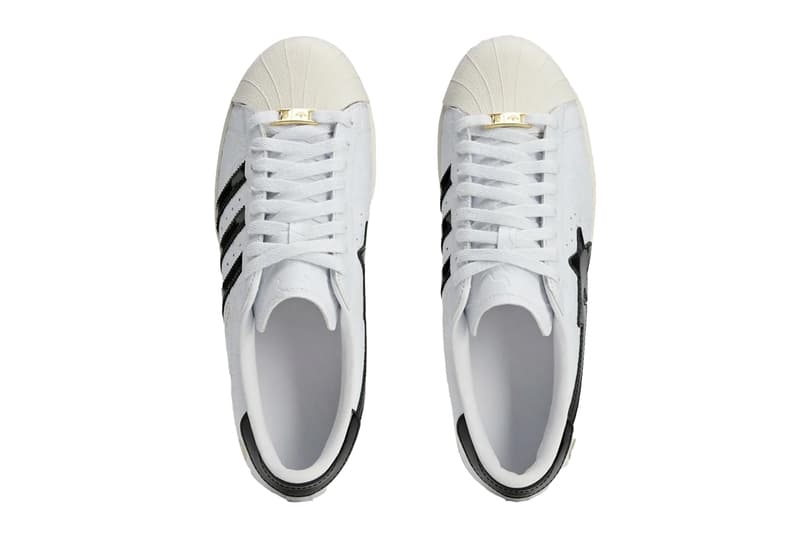 BAPE adidas Superstar SS25 JR2701 Release Info date store list buying guide photos price Footwear White blue JR2702