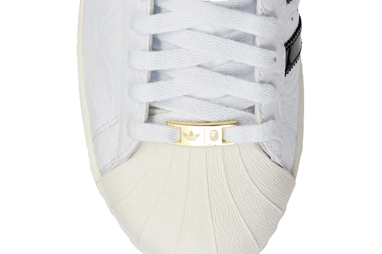 BAPE adidas Superstar SS25 JR2701 Release Info date store list buying guide photos price Footwear White blue JR2702 sstr v