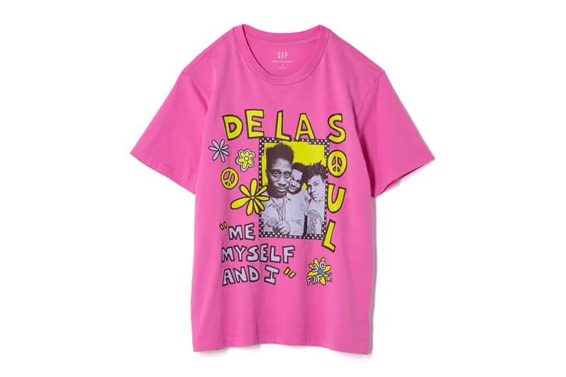 Gap Releases Collaborative Merch With Legendary Hip-Hop and Rock and Roll Artists the rolling stones nirvana notorious big snoop dogg de la soul ramones