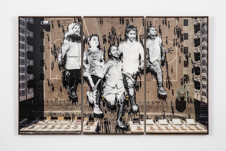 JR Honors Refugee Children in First Perrotin London Exhibition
