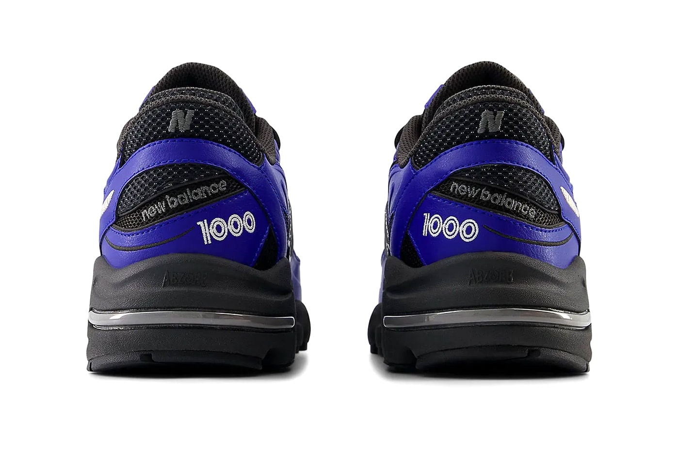 Official Look at the New Balance 1000 "Dark Royal" M1000MSP black april 2025 spring release 