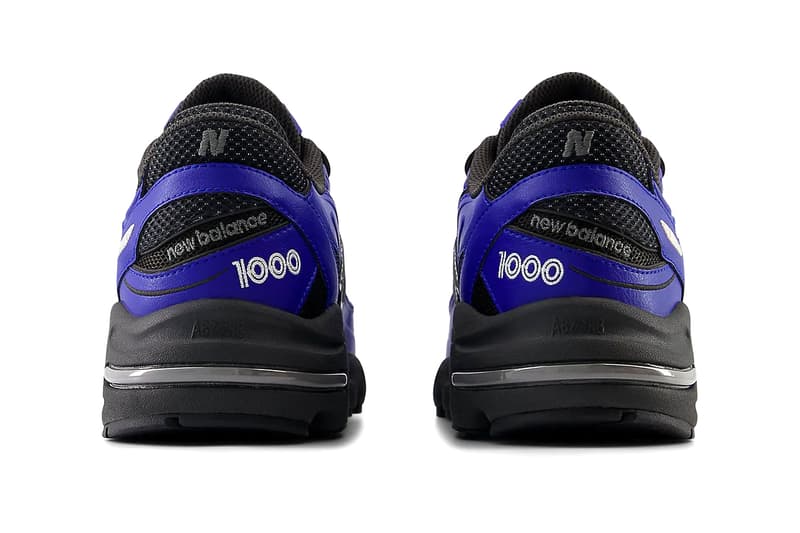 Official Look at the New Balance 1000 "Dark Royal" M1000MSP black april 2025 spring release