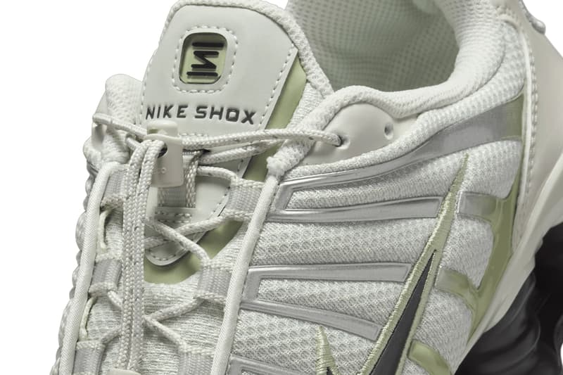 Nike Shox TL “Light Bone/Olive Aura/Metallic Silver/Off-Noir” FV0939-002 Release Info