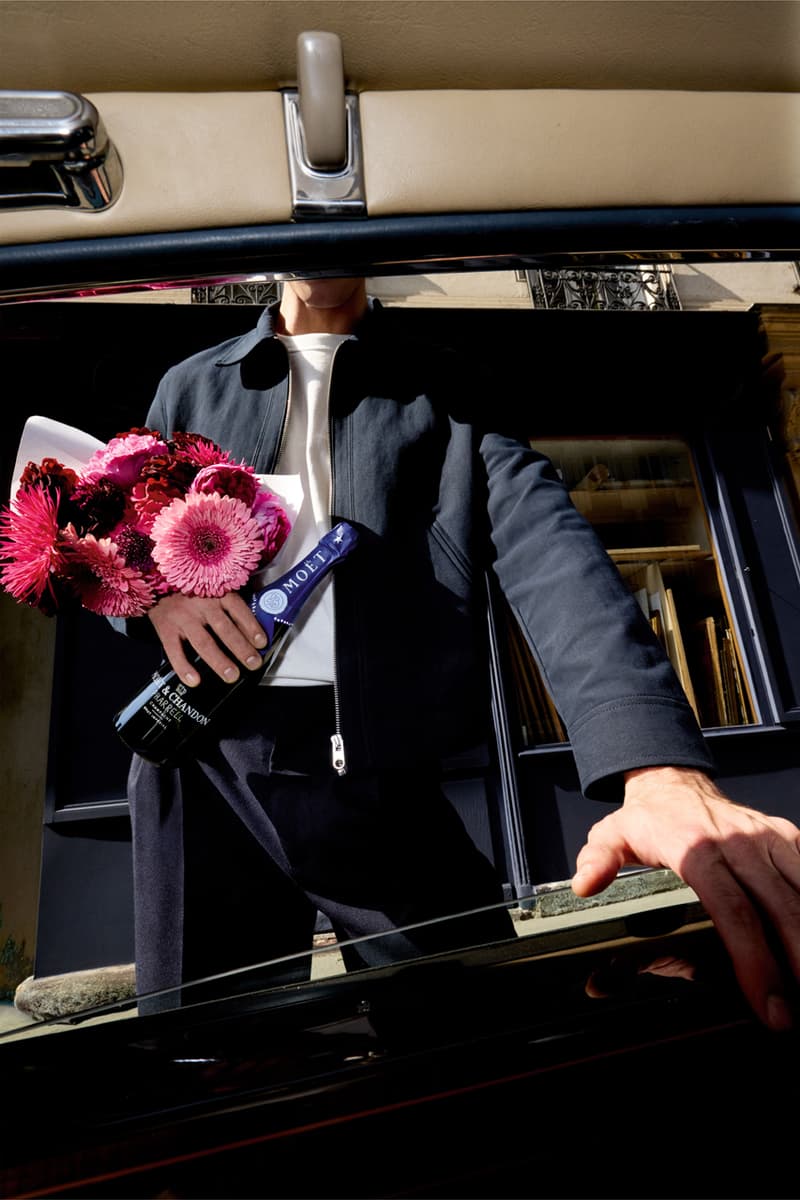 Pharrell Is Celebrating His Birthday With Bow-Tied Moët & Chandon Bottles