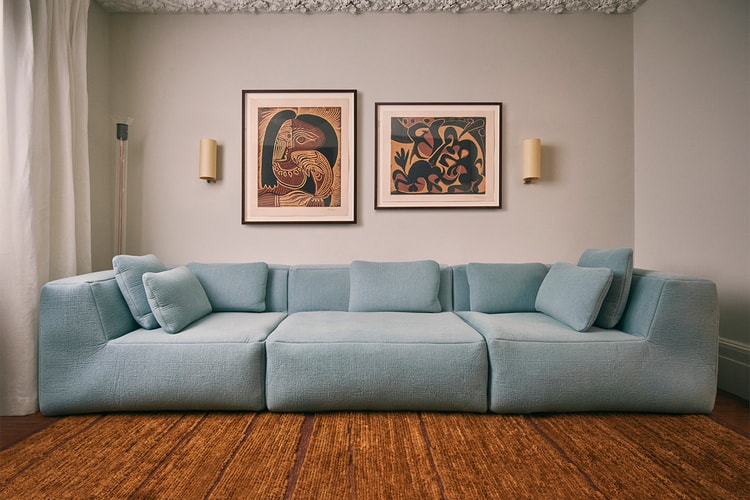 Philippe Malouin Creates Sofa Complete With "Hoodie" for Hem