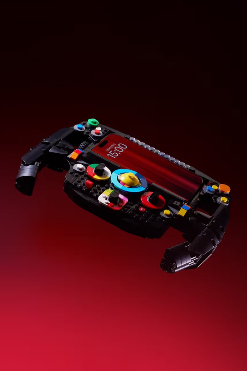 LEGO x F1 Gear Accessories Collaboration Steering Wheel Phone Case Engine Block Headset V6 Starting Light Goggles Lap Cap Technic Backpack Speed Champions Ita-bag Release Info