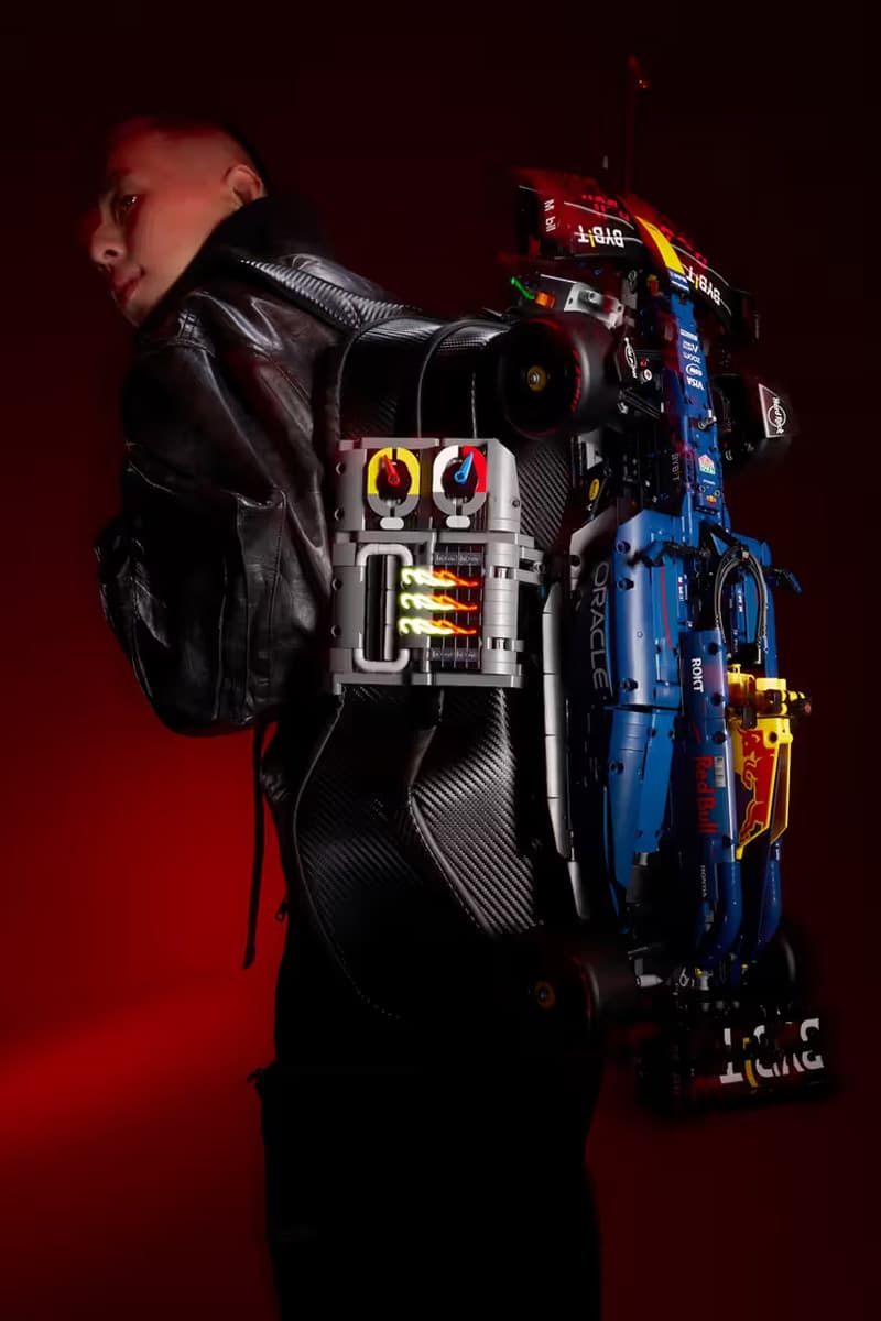 LEGO x F1 Gear Accessories Collaboration Steering Wheel Phone Case Engine Block Headset V6 Starting Light Goggles Lap Cap Technic Backpack Speed Champions Ita-bag Release Info