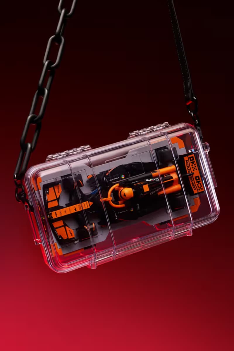 LEGO x F1 Gear Accessories Collaboration Steering Wheel Phone Case Engine Block Headset V6 Starting Light Goggles Lap Cap Technic Backpack Speed Champions Ita-bag Release Info
