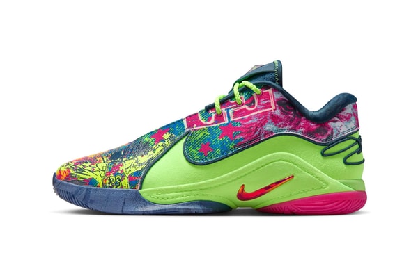 Official Look at the Nike LeBron 22 "Bryce's World" HV8451-400 Blustery/Ghost Green-Diffused Blue-Fireberry april 2025 swoosh lebron james gang