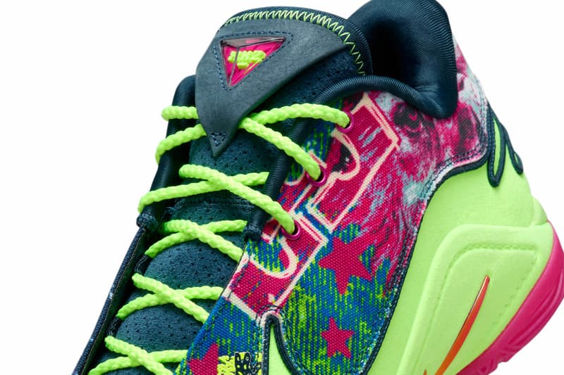 Official Look at the Nike LeBron 22 "Bryce's World" HV8451-400 Blustery/Ghost Green-Diffused Blue-Fireberry april 2025 swoosh lebron james gang