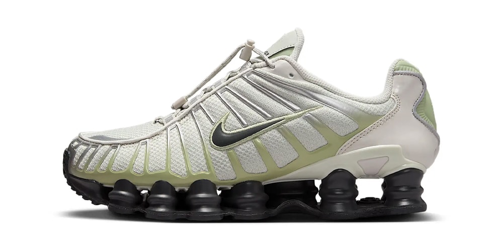 Nike Shox TL Surfaces in “Olive Aura”