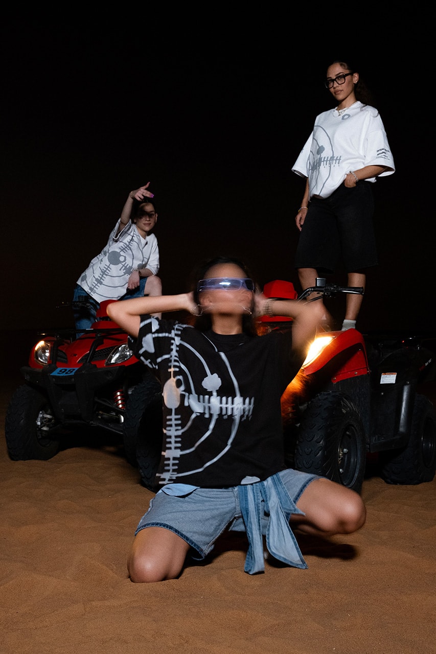 Interludex apparel streetwear fashion dubai united arab emirates iraq canada designer new reshape community denim print tracksuit high fashion