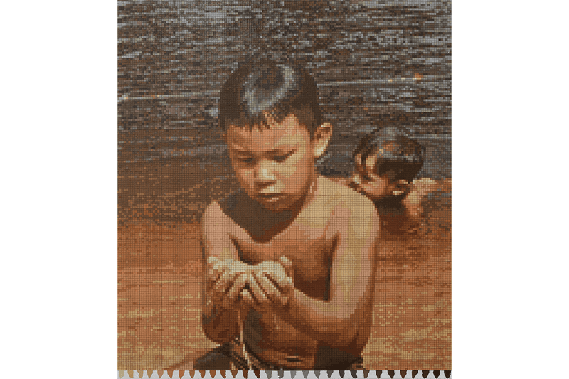 Jeane Terra Pele do Rio brazil visual artist exhibition skin of the river São Paulo Janaina Torres Gallery