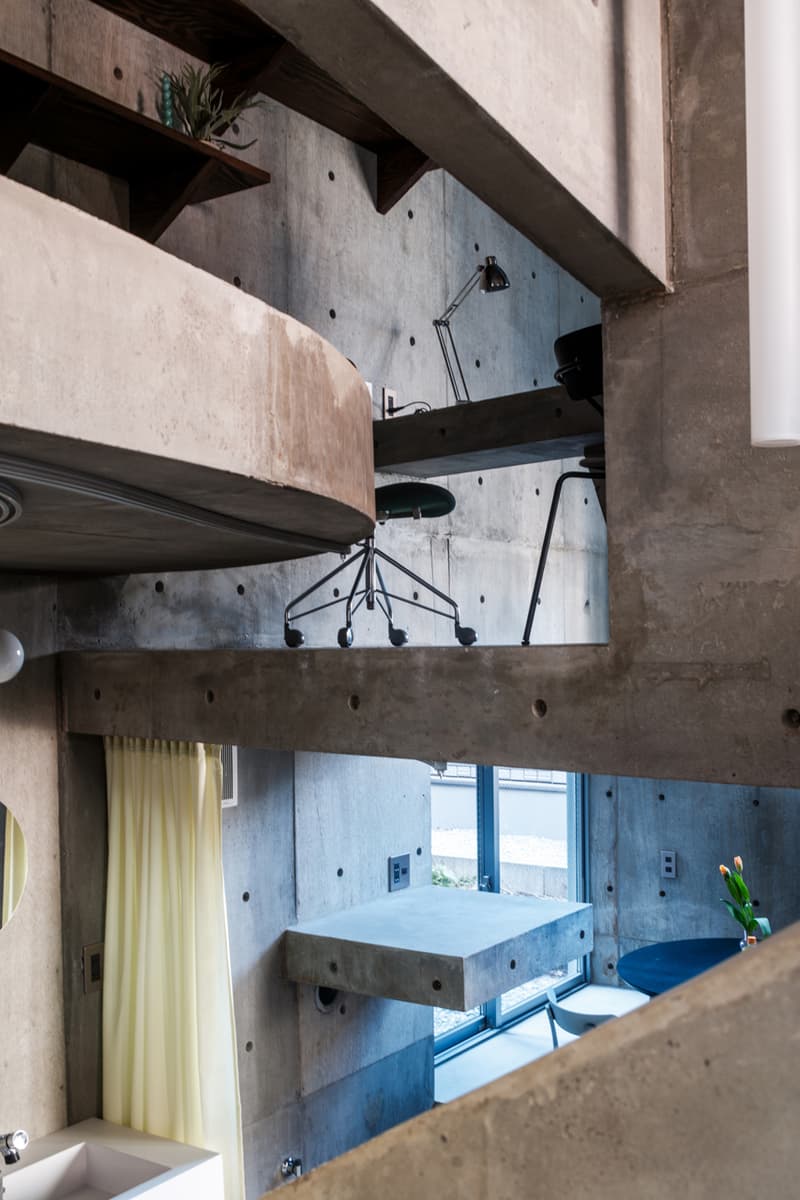 Suzuko Yamada Architects Brutalist Nakano Tokyo House
