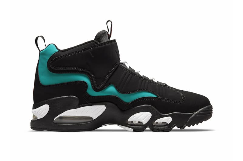 Nike Air Griffey Max 1 "Freshwater" Set For a Return Ken Griffey Jr. baseball player DM8311-001 Black/Multi-Color-Fresh Water-White-Varsity Red-Metallic Silver