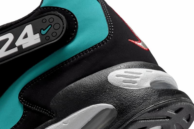 Nike Air Griffey Max 1 "Freshwater" Set For a Return Ken Griffey Jr. baseball player DM8311-001 Black/Multi-Color-Fresh Water-White-Varsity Red-Metallic Silver