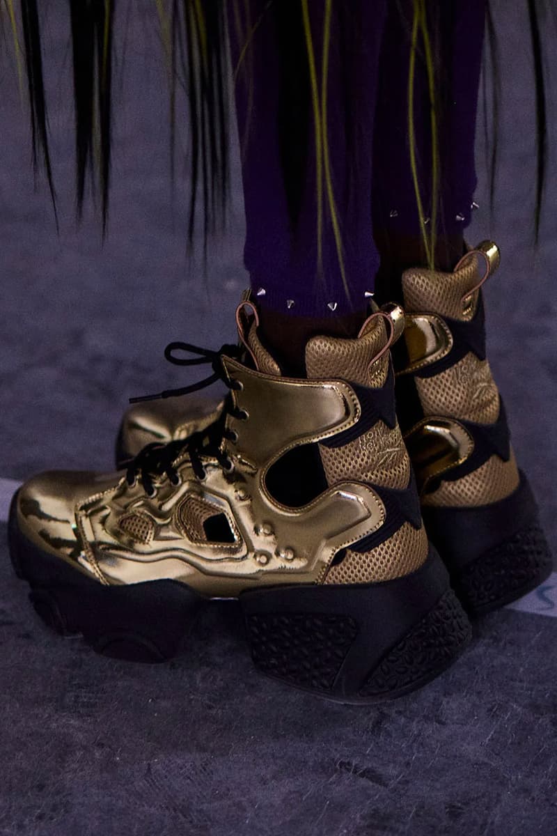 Noir Kei Ninomiya Reebok Instapumps fall winter 2025 runway collection paris fashion week comme des garçons