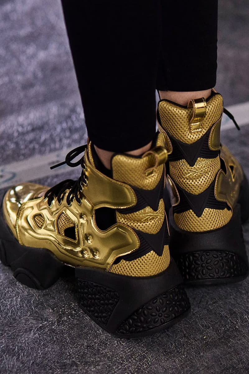 Noir Kei Ninomiya Reebok Instapumps fall winter 2025 runway collection paris fashion week comme des garçons