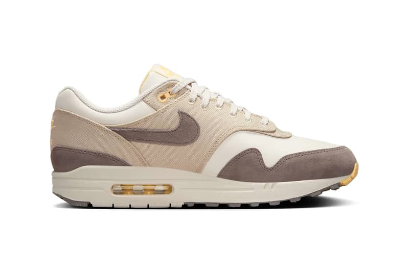 Official Look at the Nike Air Max 1 Premium "Cave Stone" IB6390-001 Light Bone/Cave Stone-Chamois