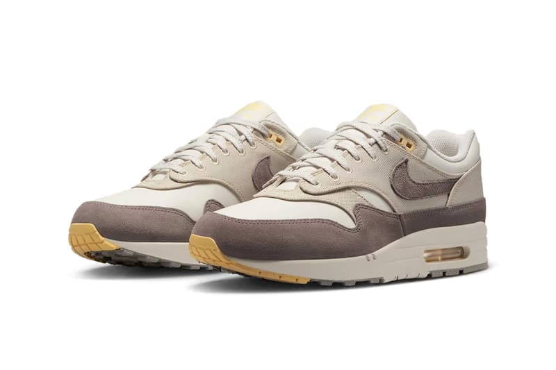 Official Look at the Nike Air Max 1 Premium "Cave Stone" IB6390-001 Light Bone/Cave Stone-Chamois