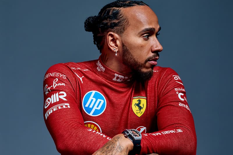 Richard Mille RM 43-01 Tourbillon Split-Seconds Chronograph Ferrari Info microblasted titanium Carbon TPT® Lewis Hamilton Charles Leclerc