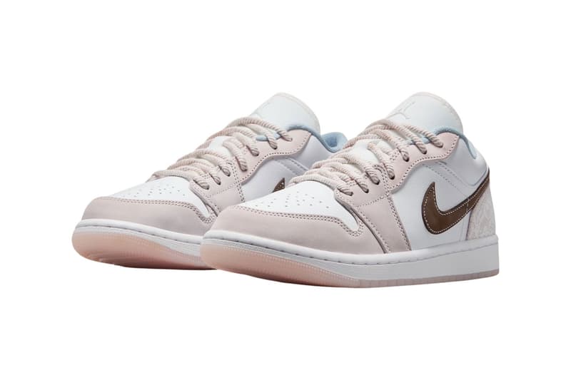 Air Jordan 1 Low “Coral Reef” “White/White/Light Soft Pink/Ironstone” IB8859-101 Release Info