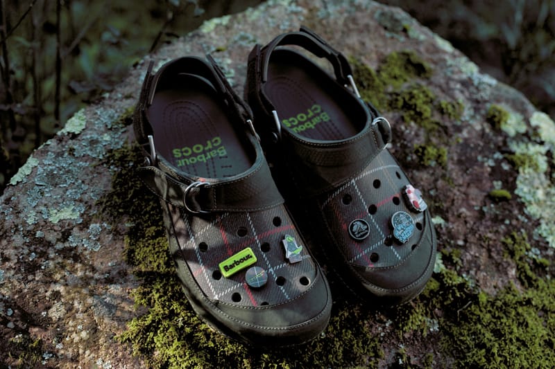 Barbour Brings Waxed Cotton and Plaid to Crocs’ Signature Silhouettes