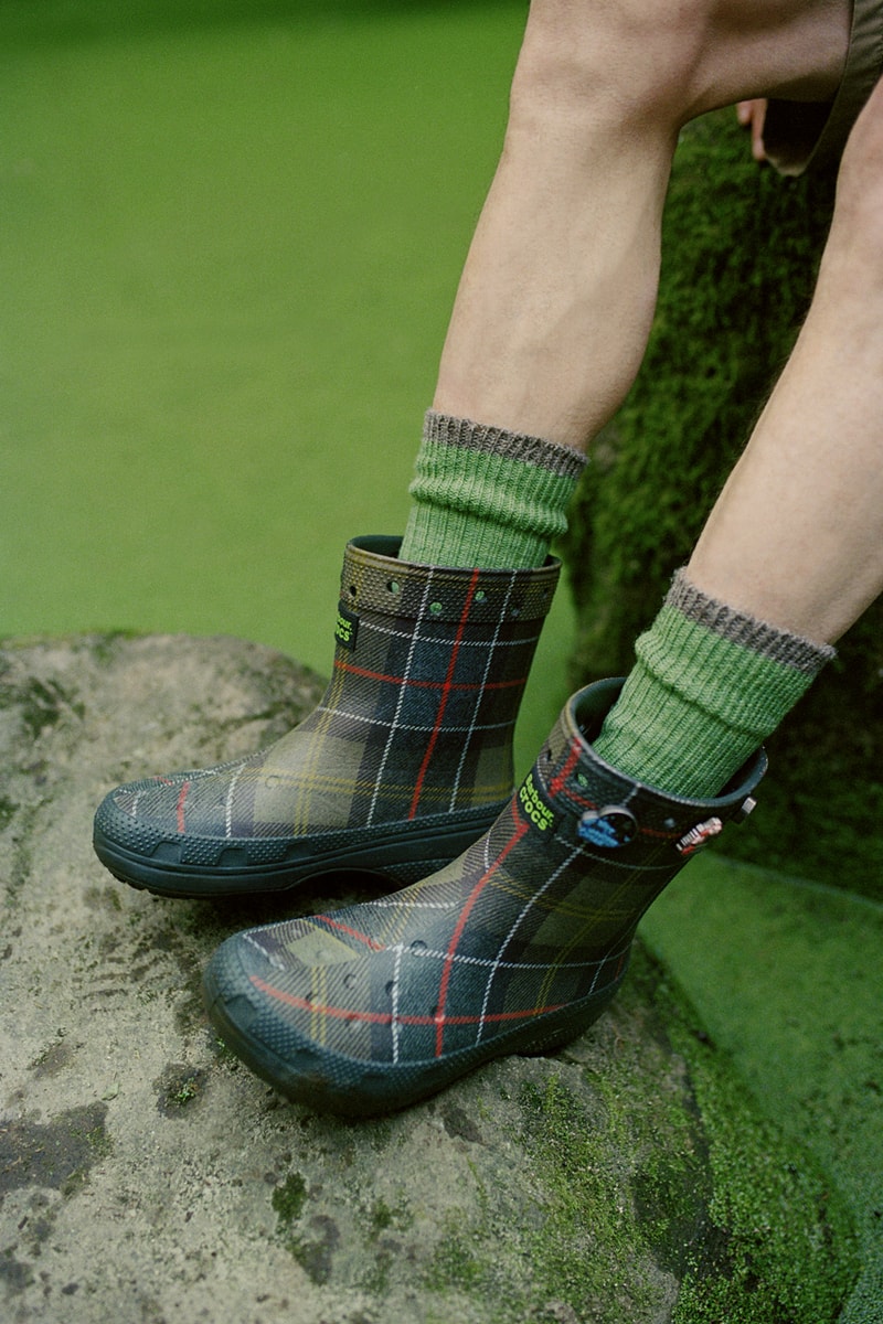 Barbour x Crocs Classic Clog Classic Boot 210898-3VT 210899-3VT Release Info 