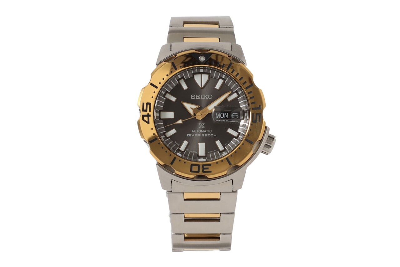 BEAMS x Seiko Prospex "Monster" Silver Gold Watch Release Info