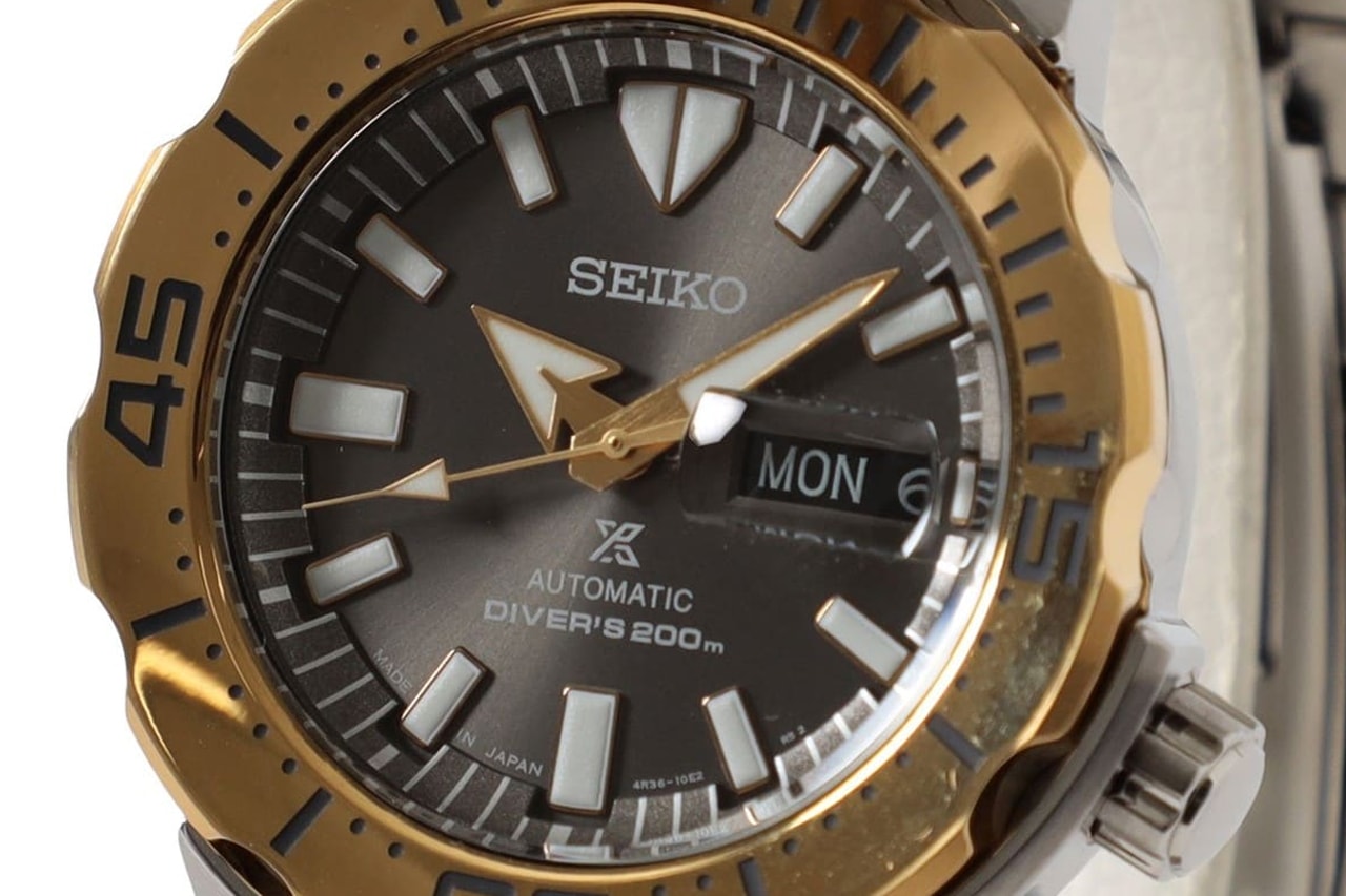 BEAMS x Seiko Prospex "Monster" Silver Gold Watch Release Info