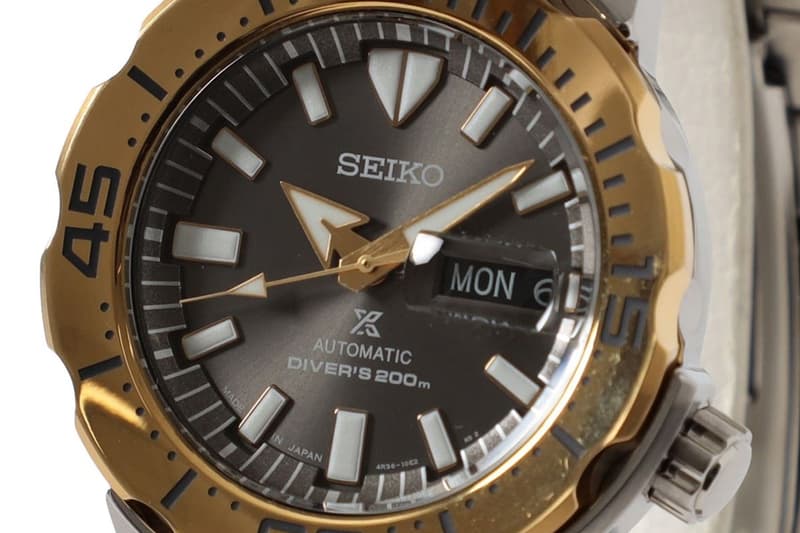 BEAMS x Seiko Prospex "Monster" Silver Gold Watch Release Info