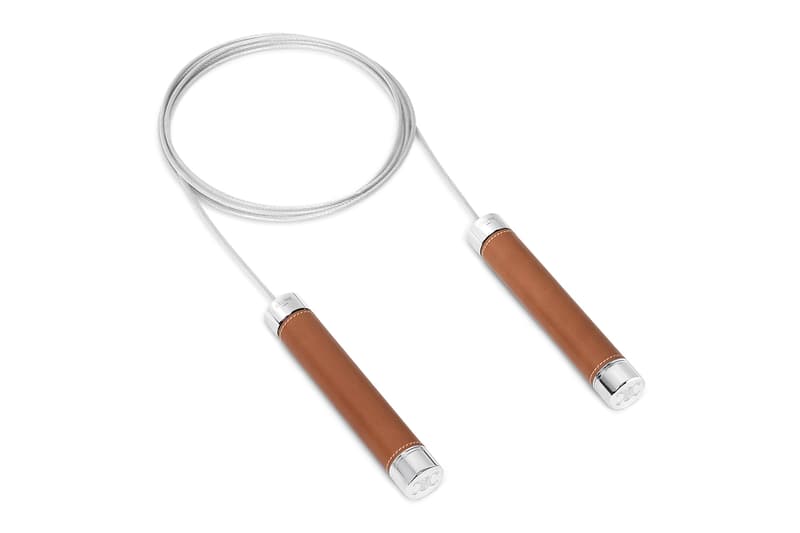 Elevate Your Work Out With Celine's Newest Fitness Collection dumbbells weights brick yoga mat kettlebell reformer jump rope