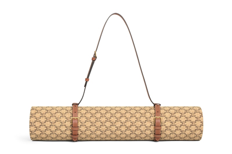 Elevate Your Work Out With Celine's Newest Fitness Collection dumbbells weights brick yoga mat kettlebell reformer jump rope