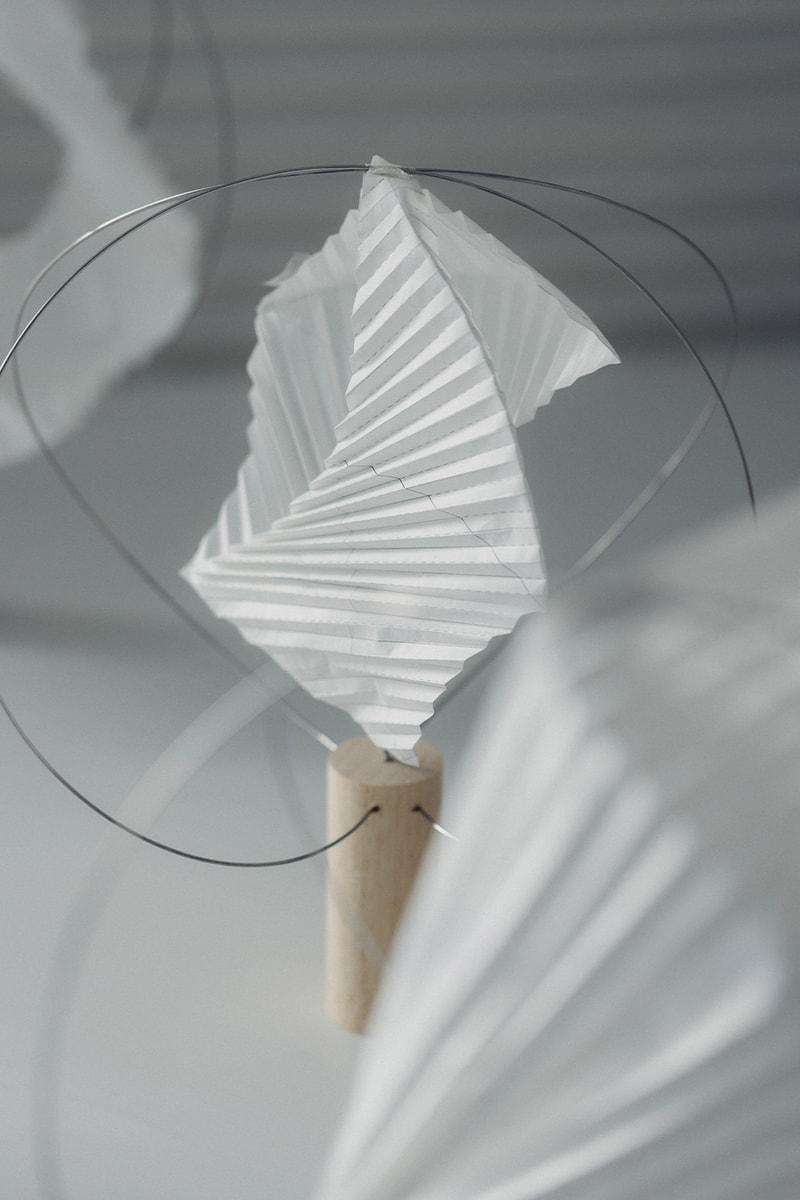  Issey Miyake A-Poc Able atelier oï 'Type-XIII Atelier Oï Project' exhibition collaboration lighting  Milan Design Week Info