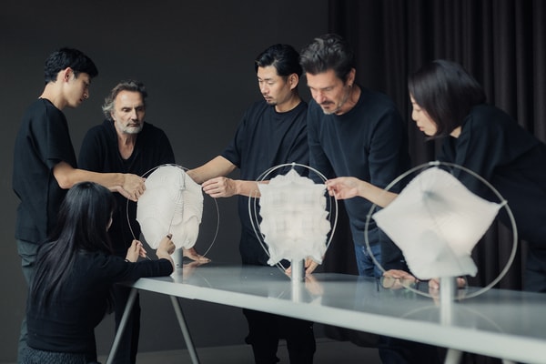  Issey Miyake A-Poc Able atelier oï 'Type-XIII Atelier Oï Project' exhibition collaboration lighting  Milan Design Week Info