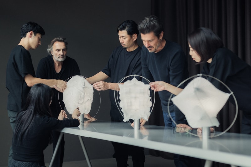  Issey Miyake A-Poc Able atelier oï 'Type-XIII Atelier Oï Project' exhibition collaboration lighting  Milan Design Week Info