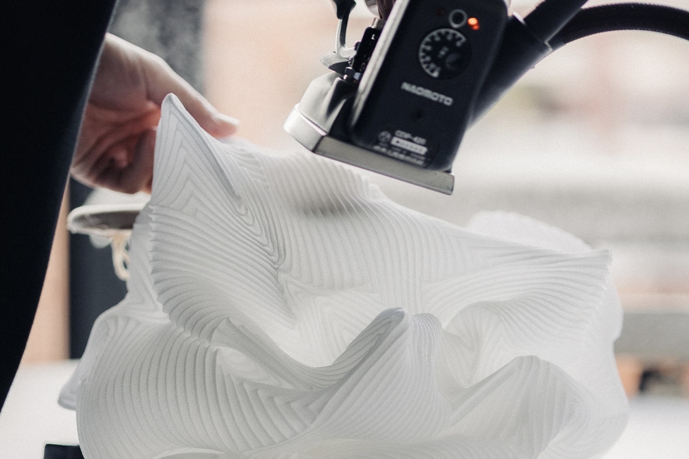  Issey Miyake A-Poc Able atelier oï 'Type-XIII Atelier Oï Project' exhibition collaboration lighting  Milan Design Week Info