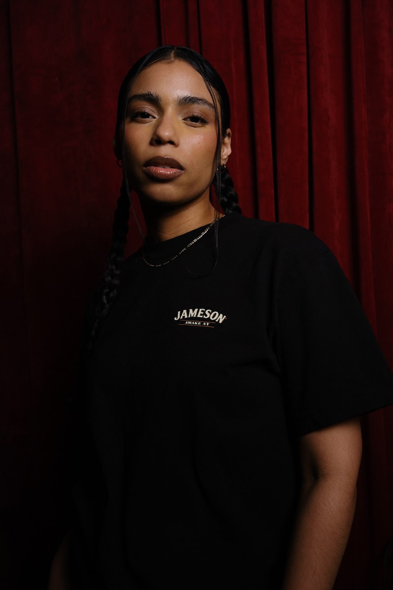 jameson awake ny capsule collection triple distilled music jersey track jacket new york hip hop st patrick's day nublu jersey 