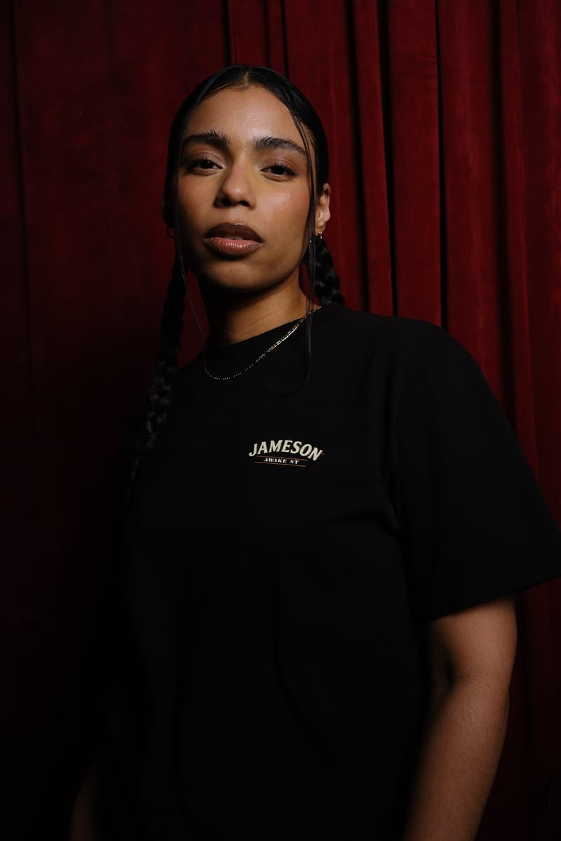 jameson awake ny capsule collection triple distilled music jersey track jacket new york hip hop st patrick's day nublu jersey